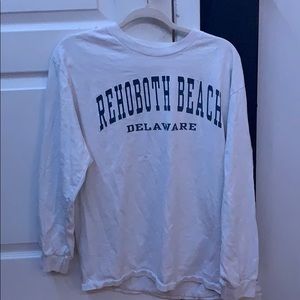 white Rehoboth beach, delaware shirt